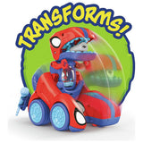 Spidey-Rex Racer transforming dinosaur vehicle toy, UK version