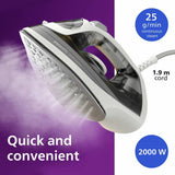 Philips Series 2000 steam iron DST2020/80 (British brand)
