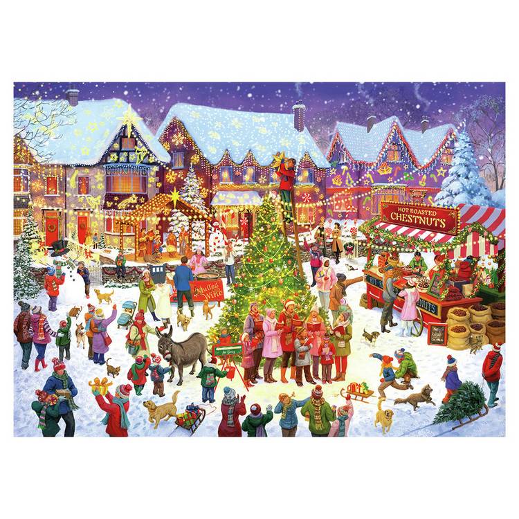 Gibsons Christmas limited edition 1000 piece jigsaw puzzle (British brand)