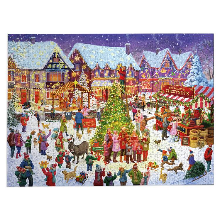 Gibsons Christmas limited edition 1000 piece jigsaw puzzle (British brand)