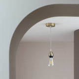 Argos Habitat Metal Pendant Light - Brass, 10cm Diameter- Buy online at McGrocer
