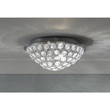 Argos Home Amelia flush ceiling light chrome glass beads 30cm - British product