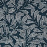 Habitat blackout curtains leaf pattern blue 117x137cm - British product