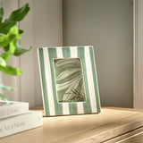 Habitat green ceramic picture frame 4x6, UK version
