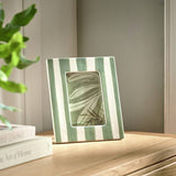 Habitat green ceramic picture frame 4x6, UK version