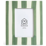 Habitat green ceramic picture frame 4x6, UK version