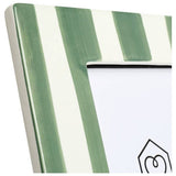 Habitat green ceramic picture frame 4x6, UK version