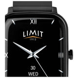 Limit smart watch with black silicone strap (British brand)