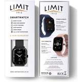 Limit smart watch with black silicone strap (British brand)