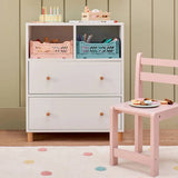 Great Little Trading Company Bloomsbury 2 drawer chest white - British product