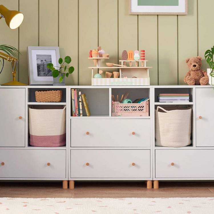 Great Little Trading Company Bloomsbury 2 drawer chest white - British product