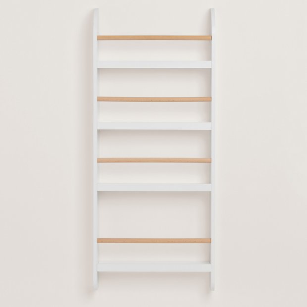 GLTC Greenaway narrow bookcase white 118cm (British brand)