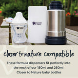 Tommee Tippee milk powder dispensers To Go x6, imported from the UK