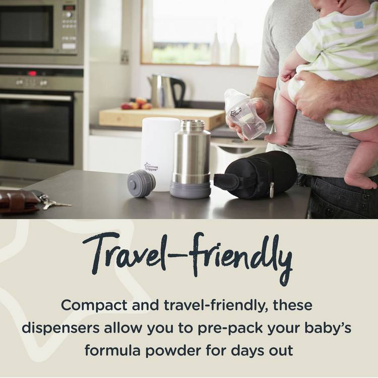 Tommee Tippee milk powder dispensers To Go x6, imported from the UK