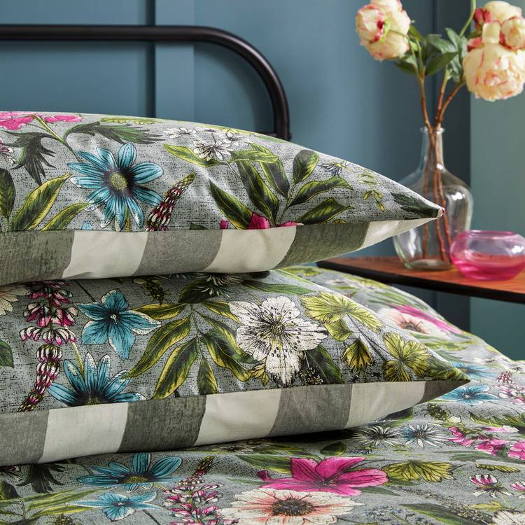 Wylder Hidcote Manor Green double bedding set (British brand)