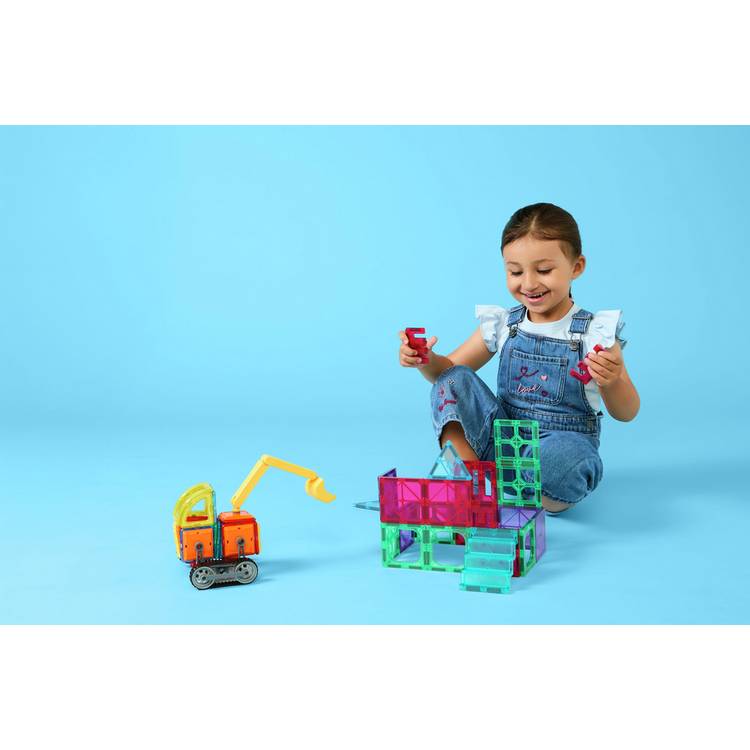 Chad Valley magnetic tile construction set 100 piece - British product