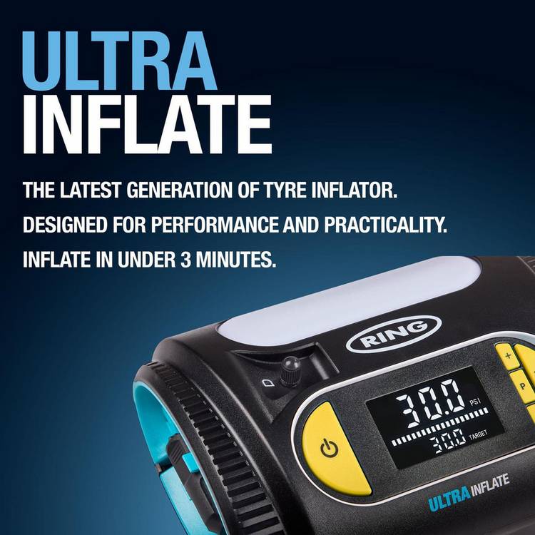 Ring digital tyre inflator ULTRAINFLATE 20 (British brand)