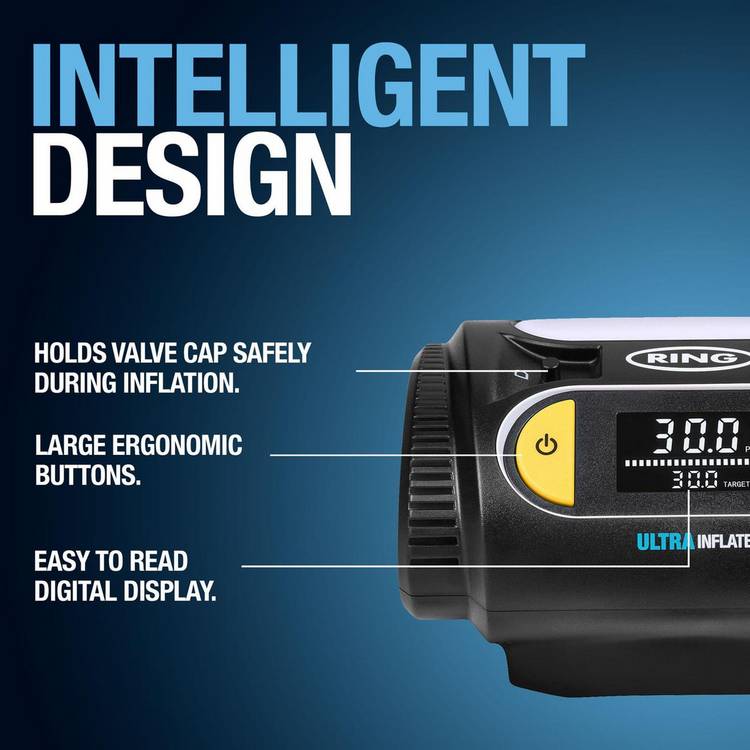 Ring digital tyre inflator ULTRAINFLATE 20 (British brand)