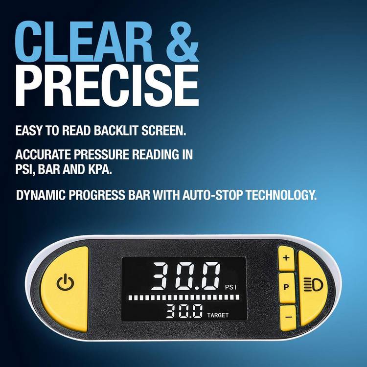 Ring digital tyre inflator ULTRAINFLATE 20 (British brand)