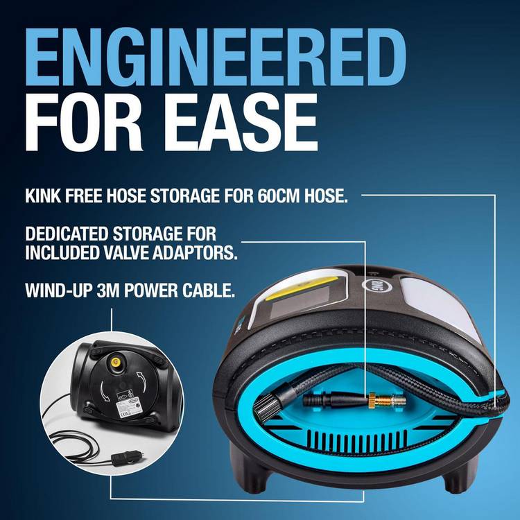 Ring digital tyre inflator ULTRAINFLATE 20 (British brand)