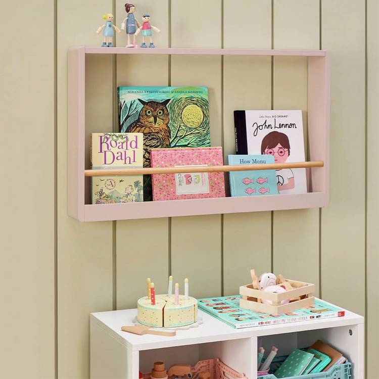 Great Little Trading Company Nightingale Bookshelf pink, imported from the UK