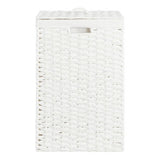 Argos Home white slimline woven laundry hamper 45L - British product