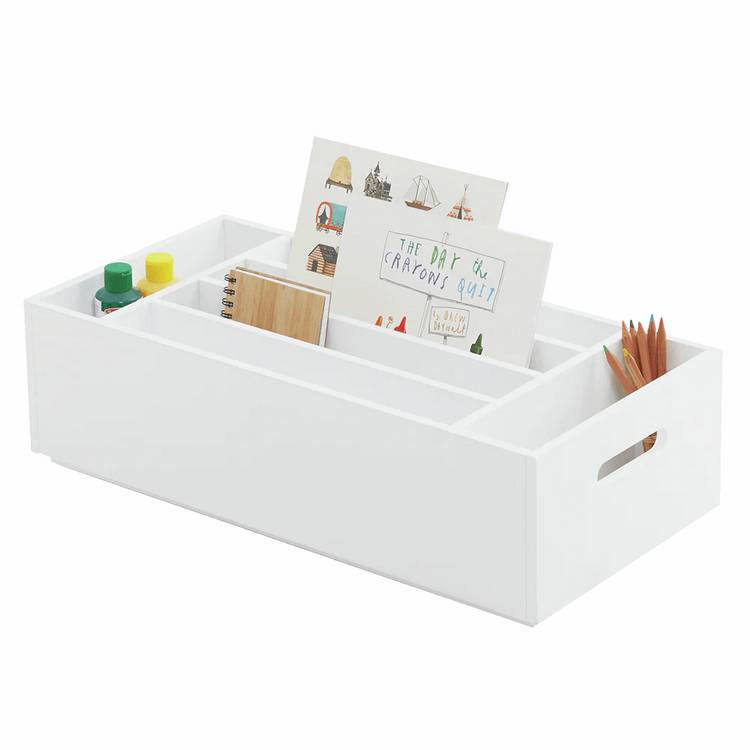 Great Little Trading Company Rackham storage tray white, imported from the UK