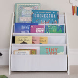 Great Little Trading Company sling bookcase stripe blue, imported from the UK