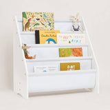 Great Little Trading Company sling bookcase stripe blue, imported from the UK