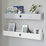 Great Little Trading Company white wall mounted book ledge (British brand)