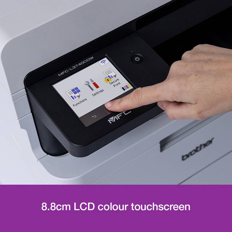 Brother MFC-L3740CDWE colour laser printer (British brand)