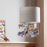 Argos Habitat Jungle with Hanging Animals Easy Fit Lampshade - 25cm- Buy online at McGrocer