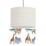 Habitat jungle lampshade with hanging animals 25cm, imported from the UK