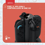 STEALTH magnetic quad charger for Nintendo Switch 2 Joy-Cons, imported from the UK