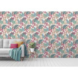 Argos Arthouse Esselle Fun Leaf Multicoloured Wallpaper Roll 50cm x 10.05m- Buy online at McGrocer