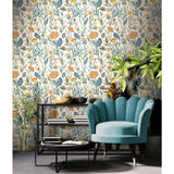 Argos Arthouse Esselle Lush Paradise Wallpaper - Blue- Buy online at McGrocer