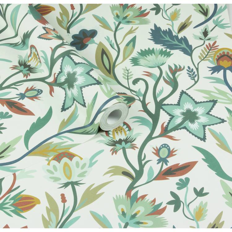 Arthouse Esselle Lush Paradise blue wallpaper roll (British brand)
