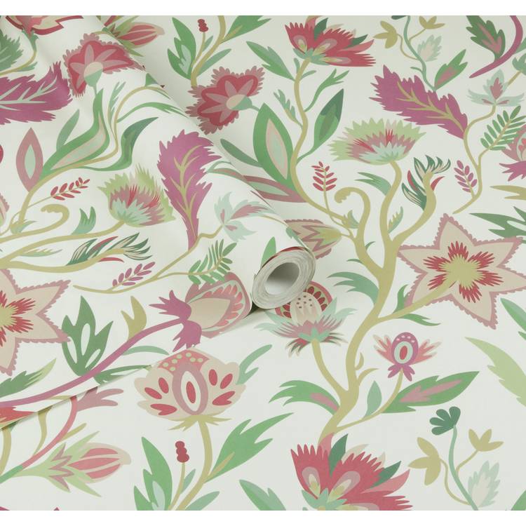 Arthouse Esselle Lush Paradise pink wallpaper (British brand)