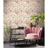 Arthouse Esselle Lush Paradise pink wallpaper (British brand)