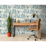 Arthouse Esselle blue painterly pattern wallpaper (British brand)