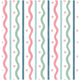 Argos Arthouse Esselle Squiggle Stripes Pink Multi Wallpaper- Buy online at McGrocer