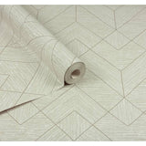 Arthouse Esselle wallpaper wood grain geometric gold, UK version