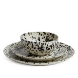 Habitat Jackson black stoneware dinner set 12-piece (British brand)
