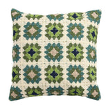 Argos Home crochet cushion green 43x43cm, UK version