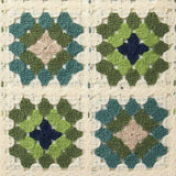 Argos Home crochet cushion green 43x43cm, UK version