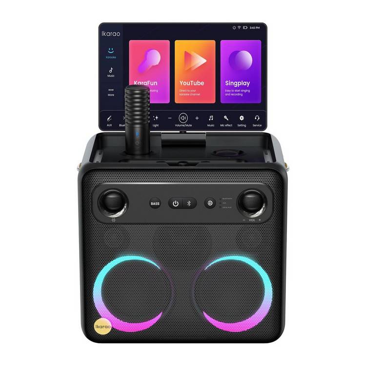Ikarao Break X2 portable karaoke speaker, imported from the UK