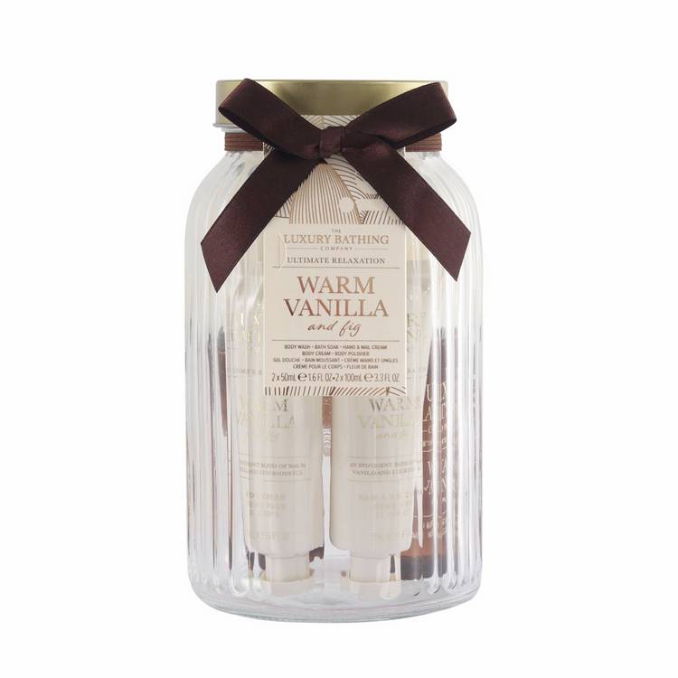 Luxury Bathing Company Pure Indulgence Jar gift set, UK version