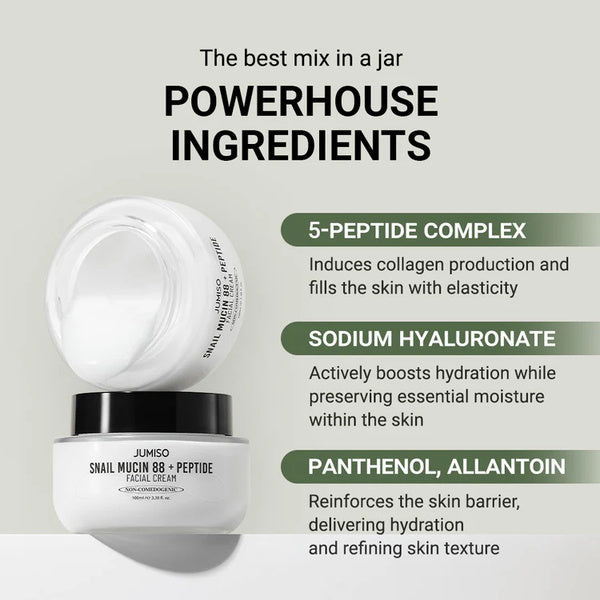 Jumiso Snail Mucin 88 Peptide Cream 100ml, UK version