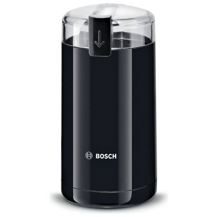 Bosch coffee bean grinder black compact (British brand)