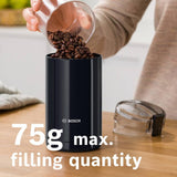 Bosch coffee bean grinder black compact (British brand)